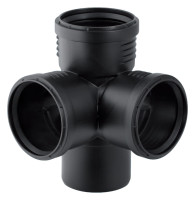 GEBERIT Silent-PP Eckabzweig 87,5 Grad, Dim.110/110/110, Nr.390.559.14.1