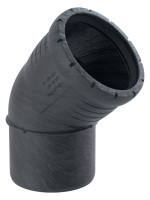 GEBERIT Silent-Pro Bogen 45 Grad d=125mm, Nr. 393.622.14.1