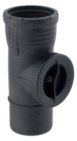 GEBERIT Silent-Pro Reinigungsstueck 90 Grad, d=50,mit runder Serviceoeffnung