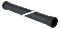 GEBERIT Silent-Pro Rohr mit 2 Muffen d=110mm, L=1000 mm, Nr. 393.511.14.1