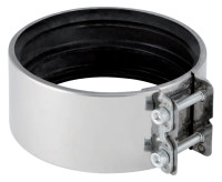 GEBERIT Uebergangsspannverbinder 125 auf 140-141 mm , Nr.359.445.00.2