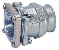 GEBO Klemmflansch-Verbindung aus Temper- guss, Typ IF, 21/2" I.-Gew. x 76.1 mm
