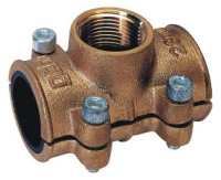 GEBO Messing-Anbohrschelle 22 mm x 1/2"