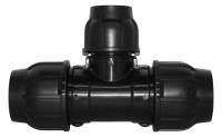GEBO PLAST T-Stueck, f. Kunststoffrohr, d 32 x d 25 x d 32,PN 16,Nr.13123225,NEU
