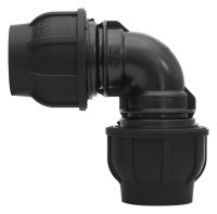 GEBO PLAST Winkelverschraubung, fuer Kunststoffr., d 40,PN 16, Nr. 130840,NEU