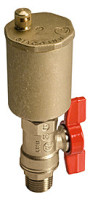GIACOMINI Schwimmerentluefter fuer Solaranlage m.Kugelhahn 1/2",Nr.R99SY003