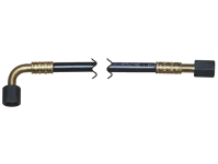 Gomax flex.Kältemittelleitung CCH070 DN4 700mm 7/16"UNFgerade/90 Grad