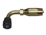 Gomax Schraub-Anschluss 7/16 UNF KJA02M Quadra DN4 90 Grad (Pack=10Stck)