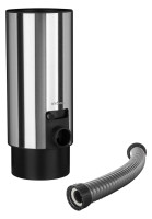GROEMO Zink Design Wassersammler DN100 inkl. Schlauchset, Nr.62685