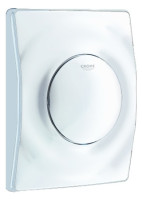 GROHE-Abdeckplatte "SURF",Nr. 38808,mit Betaetig. f.Urinal,116x144mm, weiss