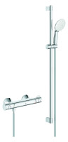 GROHTHERM 800 Thermostatbrausebatterie DN 15,m. Brausegarn. L= 90 cm, verchr.