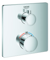 GROHTHERM Farbset f. UP Thermostat- Brausebatt.,eckig, Nr. 24079000, verchr.