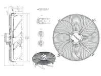 Güntner Ventilatoreinheit kompl. 230V VT01524 FN050-4ES.4I.V7P1