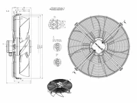 Güntner Ventilatoreinheit kompl. 230V VT01530 FN050-6ES.4F.V7P3