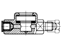 Hansa Schauglas o.Indikator SG 3/4 Zoll UNF i/a 2433312050