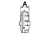 Hartlötstutzen HS R1/4"UNF