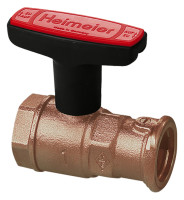 HEIMEIER GLOBO P-S Pumpen-Kugelhahn,mit Schwerkraftbremse,IG/Flansch,1" x 1"
