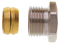 HEIMEIER Klemmringverschraubung Nr. 2201-351, 15 x 1/2", vernickelt