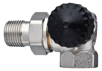 HEIMEIER Thermostat-Ventilunterteil 1/2" Nr.2340-02,Winkelform,rechts,Rotg.vern.