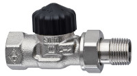HEIMEIER Thermostat-Ventilunterteil 1" Nr.2202,D-Form,o.Fuehler,Rotguss vern.