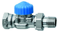HEIMEIER Thermostat-Ventilunterteil 3/4" D-Form,f.bes.ger.Widerstand,vernickelt