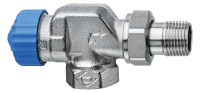 HEIMEIER Thermostat-Ventilunterteil R1/2 Nr.2245-02,Axial-Form,Rotguss vernickelt
