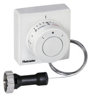 HEIMEIER Thermostatkopf "F", Nr.2802-00 Ferneinstellung,Kapillarrohr 2 m,weiss