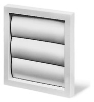 HELIOS Aussenwand-Verschlussklappe VK 125, weiss