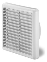 HELIOS Lueftungsgitter G 160 feststehend aus Kunststoff, Groesse 150/160mm, weiss
