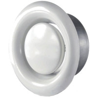 HELIOS Metall-Tellerventil MTVA 100 fuer Abluft