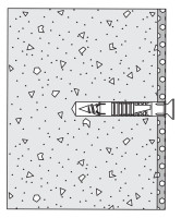 HEWI Befestigungsart BM 10.2 f.Stuetz- klappgriffe mit integrierter Wandplatte