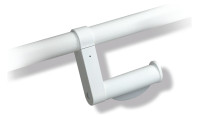 HEWI WC-Papierhalter Serie 801 weiche, flexible Rollenbremse reinweiss