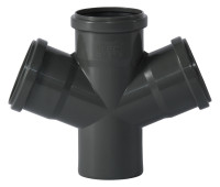 HT Safe Doppelabzweig 67 Grad DN 70/70/70
