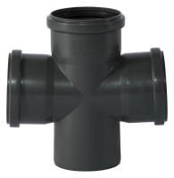 HT Safe Doppelabzweig DN 90/90/90 87 Grad