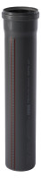 HT Safe Rohr, DN 100 mit einer Muffe, Laenge 1000 mm