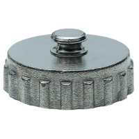 HUMMEL Verschlusskappe G 3/4 fuer FE-Kugelhaehne, Messing vernickelt