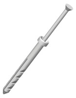 HZ-Nagelduebel Laenge 80mm Schraubnagel mit Senkkopf und Duebel