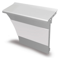 HZ-Sockelleistenprofil SLT 2000 W, weiss, Nr. 52280, m.Selbstklebeband,L=2m