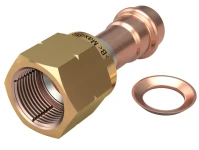 IBP Bördelkonus Inox, MS ÜM B Maxipro MPA5286G 1/2" Cu, ÜM 3/4" - 16 UNF