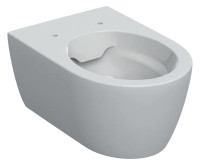 iCon Wand-WC Tiefspueler, Rimfree geschl. Form, T:53cm, weiss, NEU