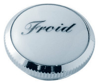 IS JADO Zierkappe Froid RETRO fuer Varianten mit Kreuzgriffen Chrom