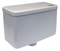 JOMORIT AP-Spuelkasten 6-9 l, geringe Hoehe 290 mm, B 440 mm, T 175 mm, weiss