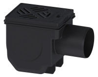 Kellerablauf Drehfix Nr. 27301 DN 100 Rahmen 205 x 290 mm