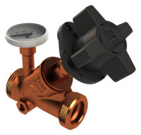 KEMPER MULTI-FIX-PLUS man. Zirkulations- Regulierv.DN32m.AG,m.E.-Stopf.u. Thermo.