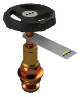 KEMPER Rotguss Absperr-Oberteil DN20 f. Fig.171,173,176,190 Nr.E010917302020
