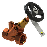KEMPER WESER Freistromventil DN 32, PN16 IG 11/4", m. Entleerstopfen, Nr.19002