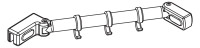 KERMI Stabilisierung WTF zu Ibiza, Laenge 700 mm, Nr.ZDSSWTFI20701K, silber