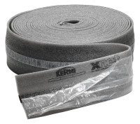 KERMI xnet Randdaemmstreifen, 8 mm dick, 120 mm Stellhoehe, Rolle a 25 m