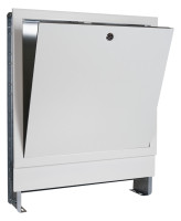 KERMI xnet Verteilerschrank Standard, B:1135mm,UP, Typ US-L6, pulverbe., weiss