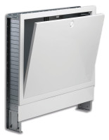 KERMI xnet Verteilerschrank Standard, B:535mm,UP, Typ US-L2, pulverbe., weiss